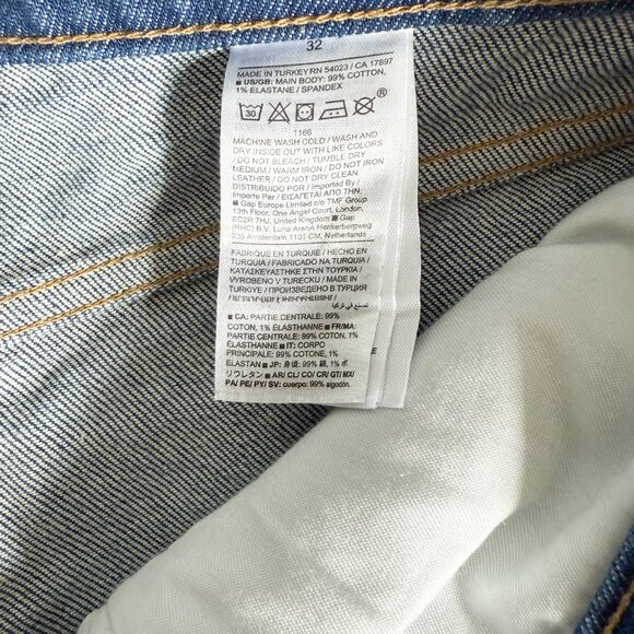 BANANA REPUBLIC - Medium Wash - Womens - High Rise Straight Jean - 32 - Picture 5 of 6